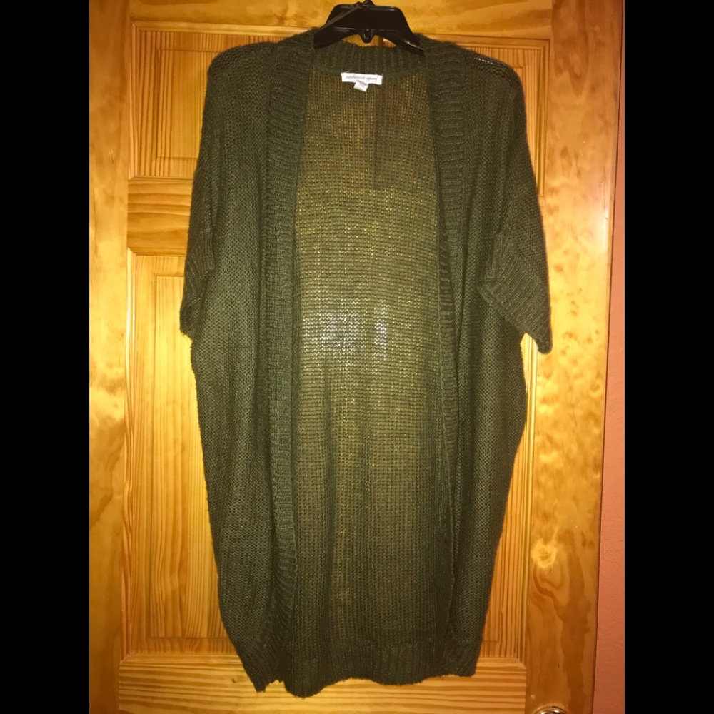 Olive Green Cardigan